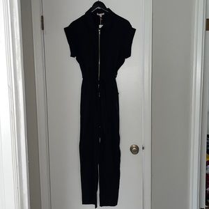 Black woven jumpsuit NWT